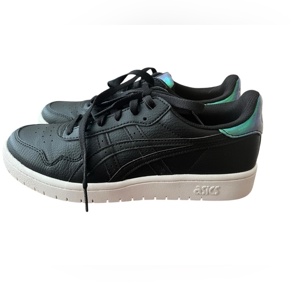 NWT ASICS Women’s Japan S Black Hologram Sneakers in size 8.5 - Picture 4 of 8